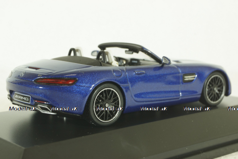 Mercedes AMG GT Roadster (R190) metallic-blue canopy removable, B66960407, Spark 1:43