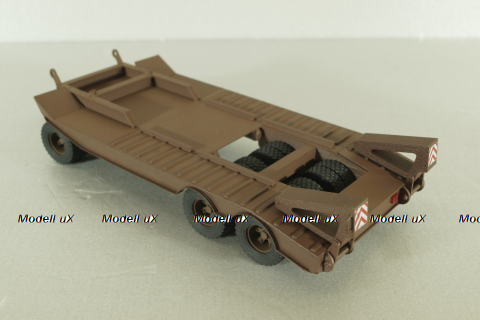 Прицеп ЧМЗАП-5208 , коричневый, Modellux 1:43