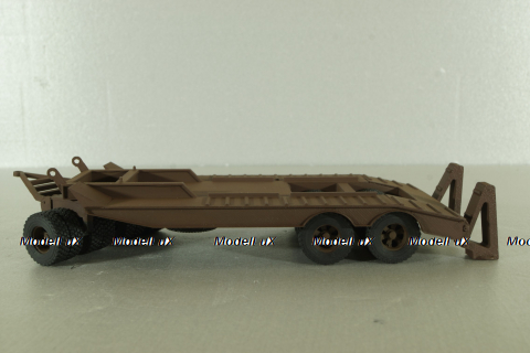 Прицеп ЧМЗАП-5208 , коричневый, Modellux 1:43