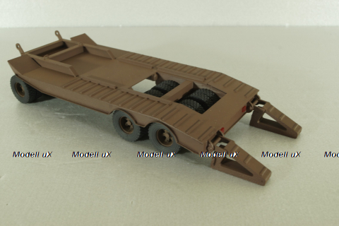 Прицеп ЧМЗАП-5208 , коричневый, Modellux 1:43