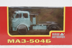 Маз-504Б тягач голубой, Н760, Наш Автопром 1:43