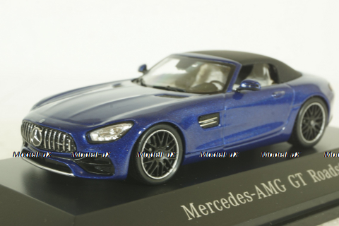 Mercedes AMG GT Roadster (R190) metallic-blue canopy removable, B66960407, Spark 1:43