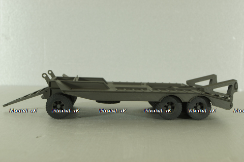 Прицеп ЧМЗАП-5208 , темно-серый, Modellux 1:43