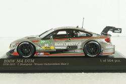 BMW M4 (F82) BMW Team RBM Tom Blomqvist DTM 2015, 410152431, Minichamps 1:43