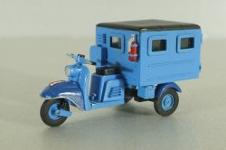 ТГ-200 Тула мотороллер с будкой 1959г, синий, Артель "Universal" 1:43 