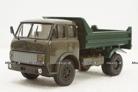 Маз-5549 самосвал 1977 хаки/зеленый, Н959, Наш Автопром 1:43