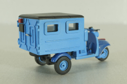 ТГ-200 Тула мотороллер с будкой 1959г, синий, Артель "Universal" 1:43 