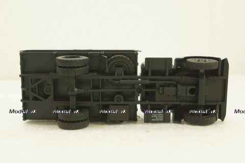 УралЗис-355М, борт с тентом, зеленый/серый, АвтоИстория 1:43