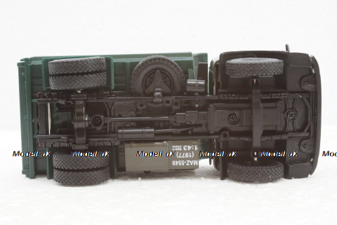 Маз-5549 самосвал 1977 хаки/зеленый, Н959, Наш Автопром 1:43