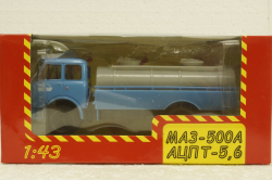 Маз-500 АЦПТ-5,6 1974 голубой/серый, Н970, Наш Автопром 1:43