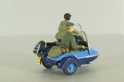 Т-200К «Тула» мотороллер с коляской, синий, с 2-мя фигурками, 1961, Артель "Universal" 1:43
