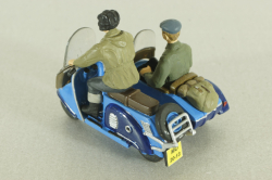 Т-200К «Тула» мотороллер с коляской, синий, с 2-мя фигурками, 1961, Артель "Universal" 1:43