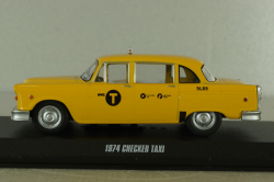 Checker 1974 N.Y.C. taxi from movie John Wick, 86607, Greenlight, 1:43