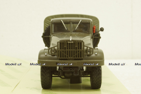 Краз-214Б борт с тентом хаки 1963, Н287, Наш Автопром 1:43