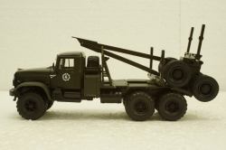 Краз-255Л лесовоз, хаки, Н726, Наш Автопром 1:43