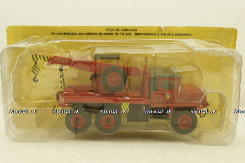 Berliet GBC, fire department, Hachette 1:43
