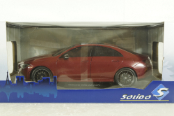 Mercedes AMG CLA Coupe (C118) 2019, red, 1803104, Solido 1:18