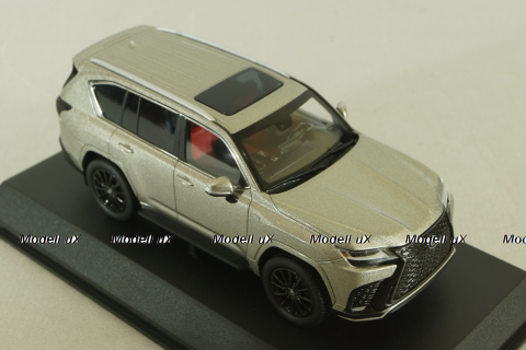 Lexus LX600 "F Sport" 2022, Sonic Titanium, KS03909FT, Kyosho 1:43 
