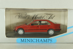 BMW 320i sedan 1992, red, 430023302, Minichamps 1:43  