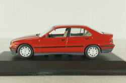 BMW 320i sedan 1992, red, 430023302, Minichamps 1:43  