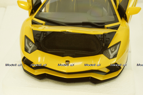 Lamborghini Aventador S 2017 pearl yellow, 79132, AutoArt 1:18