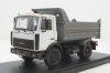 Маз-5551, самосвал, белый/серый, (АвтоИстория) Конверсии 1:43