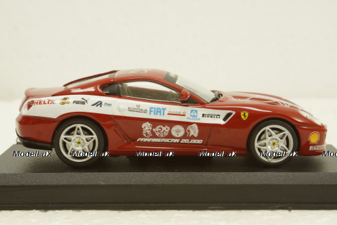 Ferrari 599 GTB Fiorano "Panamerican tour" red, Ferrari Collection №66, Eaglemoss 1:43 (без журналу)