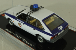 Москвич-21418 Милиция, Гаи, серый, TruckTyr 1:43