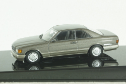 Mercedes-Benz 500 SEC Coupe (С126), antracite grey metallic, 56213, AutoArt 1:43