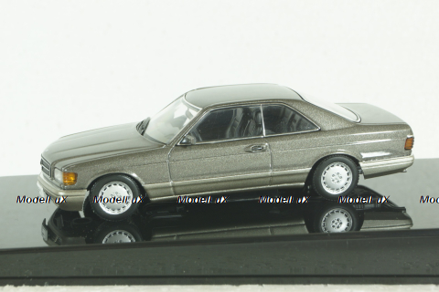 Mercedes-Benz 500 SEC Coupe (С126), antracite grey metallic, 56213, AutoArt 1:43