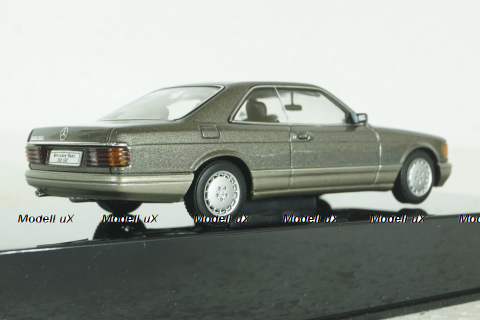 Mercedes-Benz 500 SEC Coupe (С126), antracite grey metallic, 56213, AutoArt 1:43