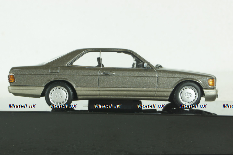 Mercedes-Benz 500 SEC Coupe (С126), antracite grey metallic, 56213, AutoArt 1:43