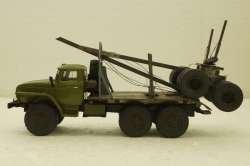 Урал-4320, лесовоз, хаки, Конверсии 1:43