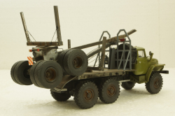 Урал-4320, лесовоз, хаки, Конверсии 1:43