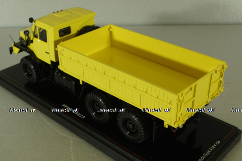 Урал-55223 с/х самосвал с трехсторонней разгрузкой, желтый, TruckTyr 1:43