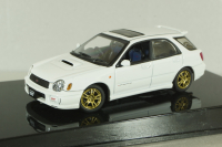 Subaru Impreza WRX Wagon STI 2001, white, 58633, AutoArt 1:43