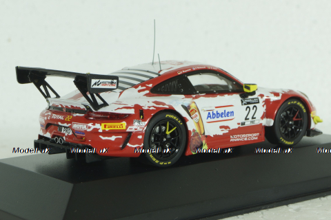 Porsche 911 GT3 R No.22, 24h Spa Bergmeister/Makowiecki/Olsen 2020, LEGT43041, IXO 1:43