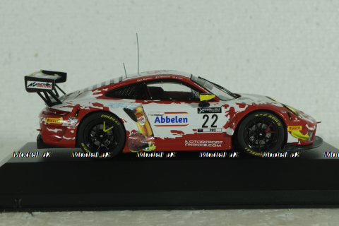 Porsche 911 GT3 R No.22, 24h Spa Bergmeister/Makowiecki/Olsen 2020, LEGT43041, IXO 1:43