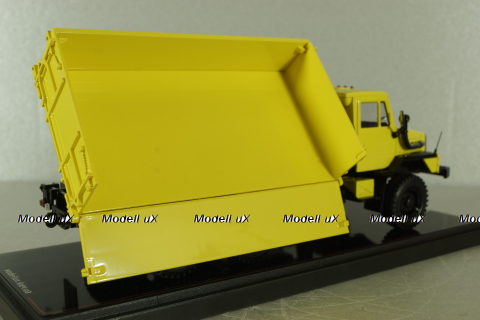Урал-55223 с/х самосвал с трехсторонней разгрузкой, желтый, TruckTyr 1:43