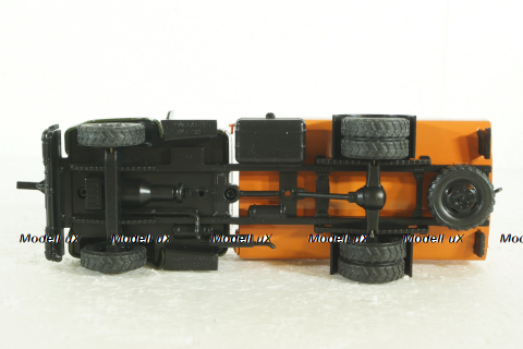 Зил-130 КО-002  Поливомоечная, Хаки/оранж,  Автомобиль на службе №80 1:43