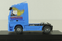 Mercedes Actros solo tractor EXPO 2000, blue 50801, Wiking 1:87