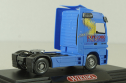 Mercedes Actros solo tractor EXPO 2000, blue 50801, Wiking 1:87