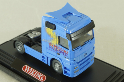 Mercedes Actros solo tractor EXPO 2000, blue 50801, Wiking 1:87