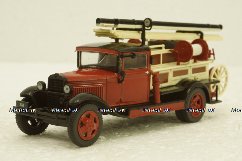 ПМГ-1 Газ-АА, пожарный, Автомобиль на службе №52 1:43