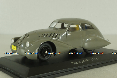 Газ-А-Аэро 1934, серый, 100207, Dip Models 1:43