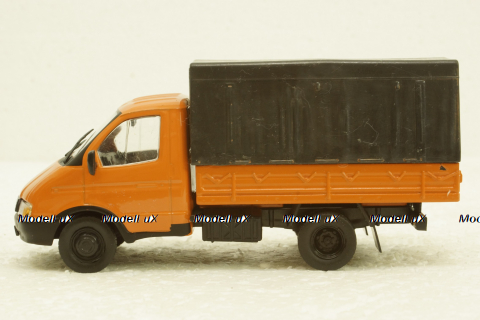 Газ-3302 Газель оранжевая, Автолегенды СССР и Соцстран №267 1:43