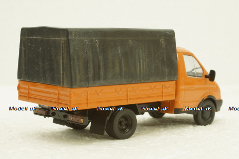Газ-3302 Газель оранжевая, Автолегенды СССР и Соцстран №267 1:43