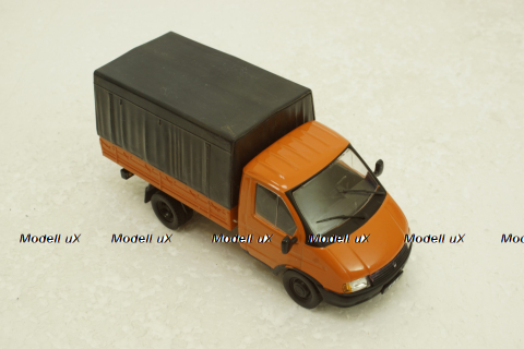 Газ-3302 Газель оранжевая, Автолегенды СССР и Соцстран №267 1:43
