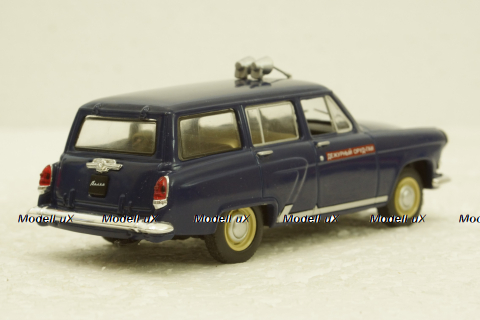 Газ-М22 Волга Милиция синий, Автолегенды Спецвипуск №8 1:43