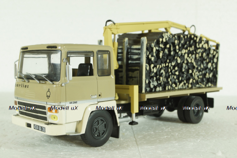 Berliet GR 280 TRUCK TRANSPORT DE BOIS AVEC GRU, Berliet Collection, Hachette 1:43 Уценка!